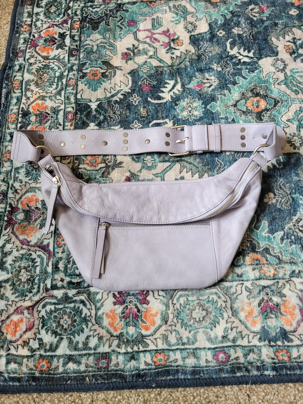 Free People Wilder Sling Belt Bag Lavender - Picture 5 of 11